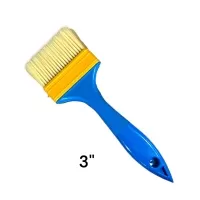 Кисть малярная плоская 75 мм, 3", нейлоновый ворс 43 мм, пластиковая рукоять, "MAXIMUM"